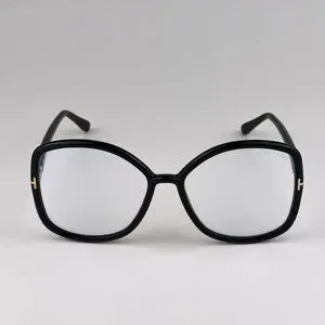 Tom Ford FT5845-B 001 BRAND NEW Eyeglasses Black Blue Block Butterfly Women Tom Ford | Accessories | New Tom Ford Ft5845b 0 Shinyblack  main image 2